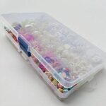 700PCS Mixed Flatback Beads | Heart Bow Teardrop Rose Sunflower Rhinestone Embellishments DIY Crafts - Image 2