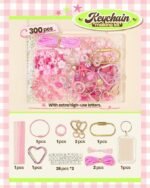 DIY Keychain Making Kit | Colorful Beads, Bag Charm Supplies, Personalized Accessories - Image 3