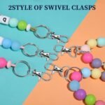 524PCS Keychain Making Kit | Lobster Clasps, Rings, Hooks, Jump Rings DIY Supplies - Image 2
