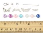 Angel Jewelry Making Kit | Silver Charms, Colorful Beads, Pendants, Findings - Image 5