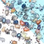 650PCS Ocean Themed Glass Beads | Sea Inspired Shell, Starfish, Fish DIY Jewelry Making Kit - Image 3