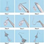 Celtic Knot Dangle Earring Making Kit | Irish Wiccan Charms, Beads, Hooks (10 Pairs) - Image 4