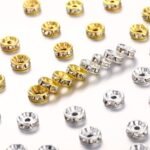 800PCS 6MM Gold Silver Rondelle Spacer Beads | DIY Jewelry Making - Image 4