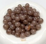 200PCS 8MM Coffee Glass Beads | DIY Jewelry Making Supplies - Image 2