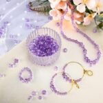 600PCS Purple AB Crystal Glass Beads | Sparkling DIY Jewelry Making Supplies - Image 3
