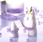 600PCS Purple AB Crystal Glass Beads | Sparkling DIY Jewelry Making Supplies - Image 5