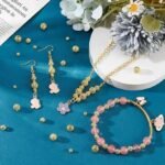 18K Gold Plated Brass Spacer Beads | 4-8MM Hollow Metal DIY Jewelry Making - Image 2