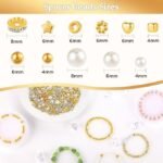 2320PCS Spacer Beads Bracelet Making Kit | Jewelry Making Supplies for DIY Bracelets Necklaces Crafts - Image 3
