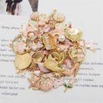 40PCS Pink Enamel Charms | DIY Jewelry Making Pendants (20 Pairs) - Image 5