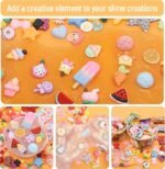 100PCS Kawaii Slime Charms | Resin Embellishments for DIY Crafts, Jewelry, Phone Cases (Assorted Designs) - Image 4