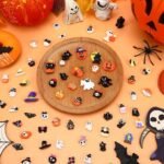 60PCS Halloween Flatback Resin Charms | Spooky Cabochon Embellishments for Slime Phone Cases DIY Crafts - Image 5