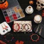 Teardrop Crystal Beads for Jewelry Making | Gothic Earring Making Supplies DIY Pendant Charms