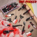 30PCS Halloween Knife Charms | Spooky Horror Charms for DIY Jewelry Making Bracelets Necklaces Crafts - Image 2