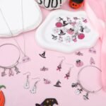 Pink Ribbon Halloween Charms | Breast Cancer Awareness Jewelry Supplies (40PCS) - Image 4