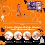 Halloween Charm Bracelet Making Kit | Skull, Ghost, Candy Charms (DIY Jewelry Set) - Image 2