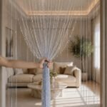 Silver Beaded Curtain | Crystal Doorway Divider | Elegant String Curtain | Wedding Backdrop Decor | Room Divider - Image 9