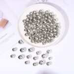 100PCS Disco Ball Beads | Reflective Mirror Charms for DIY Jewelry (100 Pieces) - Image 3