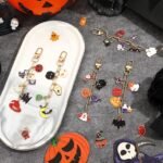 189-Piece Halloween Keychain Making Kit | Spooky Charms, Beads, DIY Crafts