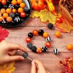 50PCS 20MM Halloween Acrylic Focal Beads | Chunky DIY Jewelry Crafts