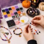 1900PCS Halloween Mix Beads | Assorted Spooky Beads for DIY Bracelets Jewelry Making Crafts