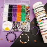 3010-Piece Halloween Polymer Clay Bead Kit | Skull, Glasses, Pearl Beads for DIY Jewelry