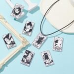 22PCS Witchy Cat Charms | Gothic Black Cat Pendants for DIY Jewelry Making - Image 4
