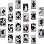 22PCS Witchy Cat Charms | Gothic Black Cat Pendants for DIY Jewelry Making - Image 2