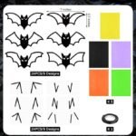 24 Sets Halloween Bat Craft Kit | DIY Suncatcher Tissue Paper Window Hanging Decorations - Image 4