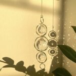 2PCS Crystal Suncatcher Wind Chimes | Hanging Prism Crystals for Windows Garden Wedding Decor