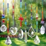 8PCS Crystal Prism Suncatcher Rainbow Hanging | Window Decor Sun Catcher Ornaments DIY Home Decor
