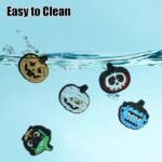 50PCS Halloween Focal Beads for Pens | Pumpkin Ghost Silicone Rubber Charms for DIY Beadable Pens - Image 2