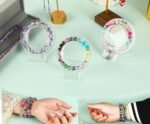 1350PCS 8MM Crackle Glass Beads | 48 Colors DIY Jewelry Kit (Round Crystal Style) - Image 3