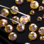 600pcs Champagne Gold AB Crystal Glass Beads | Sparkling DIY Jewelry Making - Image 2