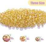 600pcs Champagne Gold AB Crystal Glass Beads | Sparkling DIY Jewelry Making - Image 3