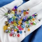 400PCS 4MM Ceramic White AB Bicone Beads | Faceted Crystal Glass Spacer Beads - Image 4