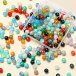 100PCS 8MM Multicolor Round Glass Beads | Crystal Loose Beads for DIY Bracelets Necklaces Earrings - Image 5