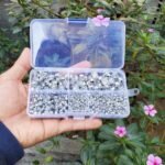 1000PCS Silver Rondelle Glass Beads 2 10MM | Faceted Briolette Crystal Spacer Beads DIY Jewelry