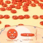 100PCS Pumpkin Beads | Halloween Pumpkin Beads for DIY Bracelets Jewelry Making Crafts - Image 3