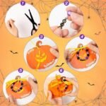 24 Pack Halloween Bracelet Craft Kit | BOO Letter Beads DIY Jewelry Making Supplies for Party Gifts - Image 3