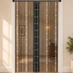 Black Beaded Curtain for Doorway | Beaded Door Curtain | Room Divider Curtain | Door String Curtain | Window Cafe Curtain - Image 10