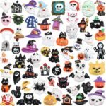 60PCS Halloween Resin Charms | Flatback Spooky Slime Embellishments for DIY Crafts Jewelry - Image 2