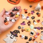 60PCS Halloween Resin Charms | Flatback Spooky Slime Embellishments for DIY Crafts Jewelry - Image 4