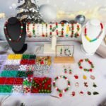 3140PCS Christmas Bead Kit | Red Green Clay, Acrylic, Pearl, Tree, Snowflake Charms (DIY Crafts)