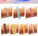 10500PCS Glass Tube Seed Beads Kit | 39 Colors for Embroidery, Jewelry Making (Bugle Beads) - Image 3