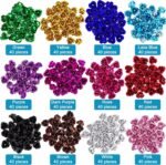 480PCS Alloy Rose Spacer Beads | 6MM 3D Metal Flower Charms (12 Colors) - Image 4