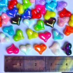 Mixed Color Heart Beads | DIY Jewelry Crafting Supplies - Image 5