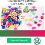 Pink Clay Bead Bracelet Kit | Heishi Flat Beads, Gold Spacers (DIY Jewelry Making) - Image 3