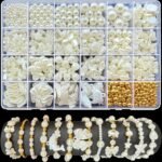 990PCS Imitation Pearl Beads | Heart, Star, Bow, Flower, Seashell, Starfish (ABS Plastic) - Image 2