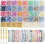 6MM 8MM Colorful Pearl Beads | DIY Jewelry Making Supplies (Round Beads) - Image 2