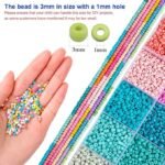 3MM Glass Seed Beads for Bracelet Making | DIY Jewelry Craft Kit - Image 3